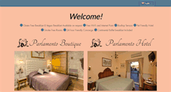 Desktop Screenshot of hotelparlamento.it